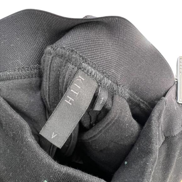 Kith Paloma Tailored Sweatpants Pants Elastic Waist Cotton Tapered Black Size XL - Picture 12 of 14